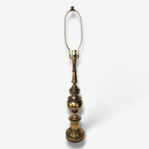 Vtg Stiffel Brass Table Lamp Hollywood Regency Trophy Urn Mid Century Lighting - £53.97 GBP