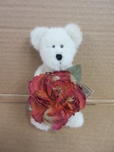 NOS Boyds Bears Flora Fallworth 904557 Plush Jointed Bear Flower Floral B72 O - £28.57 GBP