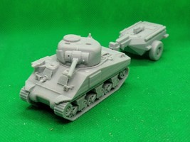 1/72 scale - US M4 Sherman Crocodile flamethrower tank, World War Two, 3D print - £8.03 GBP