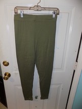 Rue 21 Olive Green Leggings Size L/XL Women&#39;s EUC - £11.67 GBP