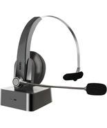 Wireless Bluetooth Headset with Microphone Noise Cancelling, with Chargi... - £26.69 GBP