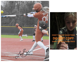Lauren Burke signed Texas Longhorns 8x10 softball photo COA Proof autogr... - £62.57 GBP