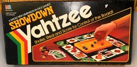 VINTAGE Showdown Yahtzee COMPLETE Milton Bradley 1991 Dice Game - £9.48 GBP