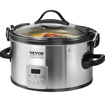 VEVOR Slow Cooker, 8QT 320W Electric Slow Cooker Pot with 3-Level Heat Settings  - £75.74 GBP