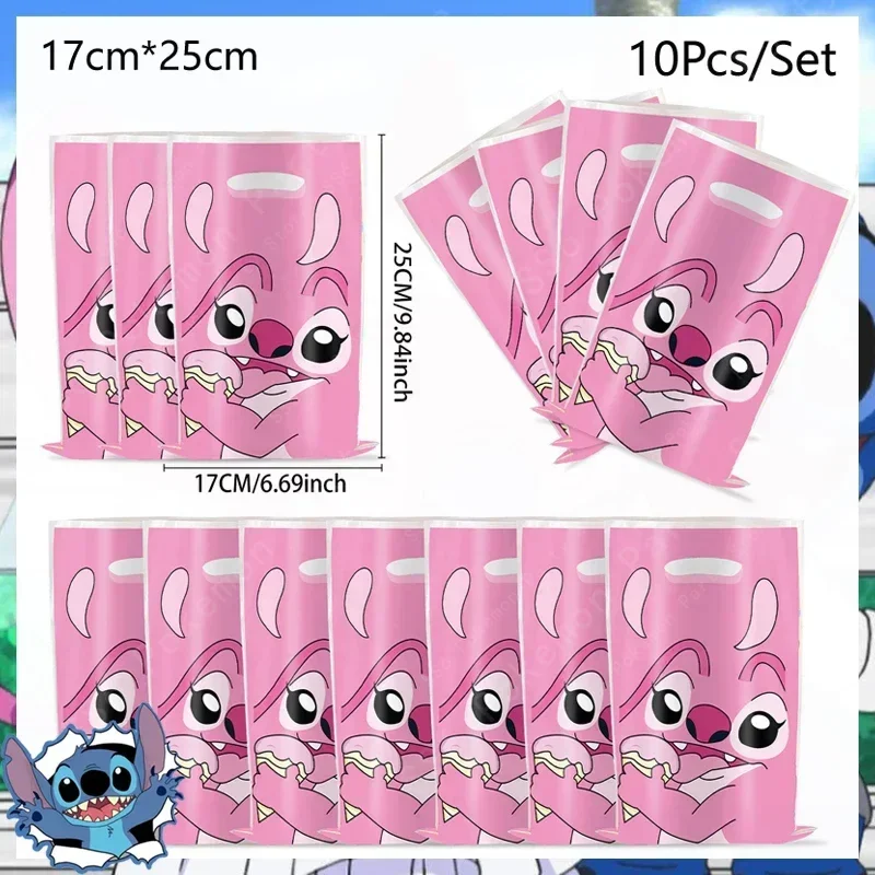 Disney Lilo and Stitch Birthday Party Decoration Girl Boy -Gift bag 10Pcs - $65.86 MXN