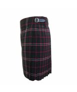 Scottish National Tartan Belted Traditional Straight Plated Kilt  - £102.80 GBP