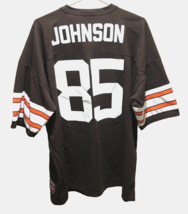 Kevin Johnson 85 Cleveland Browns NFL Vintage 90s Logo Athletic Brown Jersey 2XL - $17.86