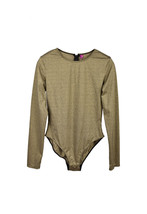 L&#39;agent By Agent Provocateur Womens Bodysuit Metallic Solid Khaki Green Size Xs - £173.80 GBP