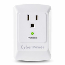 CyberPower Single Outlet Surge Protector in White - $23.82