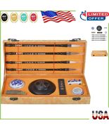 Complete Sumi Water Writing Set - 4 Brushes, Ink Stick, and Porcelain Bowl - $58.73 CAD