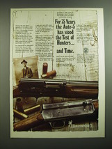 1978 Browning Auto-5 Shotgun Ad - For 75 years the Auto-5 has stood the Test - $18.49