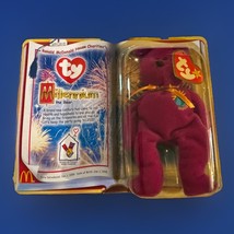 In Original Packaging Ty Beanie Babies Millennium Bear Plush Toy - Purple - $9.99