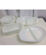 Vintage  Pyrex Milk Glass 5-Pc Lot - €75,94 EUR