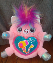 Zuru Rainbocorns Surprise 9” Pink Kittycorn Stuffed Plush Sequins Big Hair Dryer - $18.69