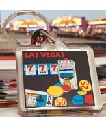 LAS VEGAS Nevada Plastic City Travel Souvenir Collectible Key Ring Key C... - $11.18