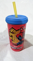 Spider-Man 13 oz Single Wall Tumbler w/Straw by Zak! Brand Designs - £10.38 GBP