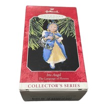 1998 Hallmark Keepsake Ornament Iris Angel The Language Of Flowers Collector&#39;s - $10.34