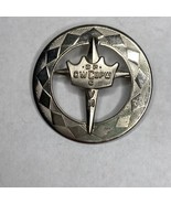 VTG  Silver Collectible Shield Pin: CWCBPW BPC VM Crown North Star Cross... - £7.81 GBP