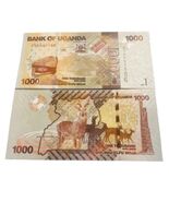 2017 Uganda 1000 Shillings UNC – Wildlife Deer Design – Bank of Uganda Note - $3.93 CAD