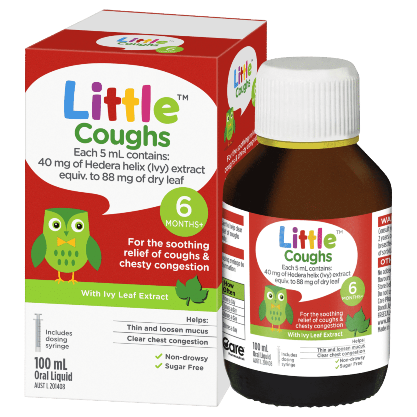 Little Coughs Oral Liquid 100mL – Original Flavour - $81.92