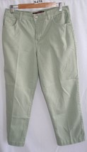 Gloria Vanderbilt Green Capri Size 12 Cotton Spandex #8458 - £13.46 GBP