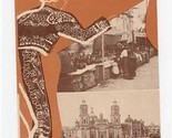 Ole Tour-Ific Escorted Tours to Mexico Greyhound Brochure &amp; Map 1956 - £14.01 GBP