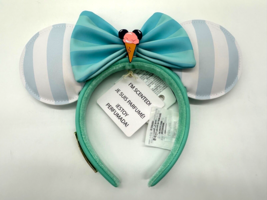 Disney Parks Beach Club Resort Scented Minnie Mouse Ears Headband Loungefly 2024 - £51.43 GBP