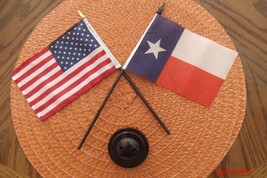 Texas State USA Desk Table Flag 4&quot;x 6&quot; With or Without Stand - £4.60 GBP+