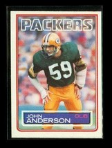 Vintage 1983 Topps Football Trading Card #75 John Anderson Green Bay Packers - £3.94 GBP