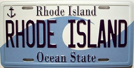 Rhode Island License Plate Novelty Fridge Magnet - £6.38 GBP