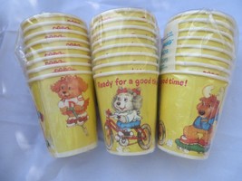 24 Piece Get Along Gang Dotty Dog Cup 1980s Cartoon American Greetings Nwt - £3.87 GBP