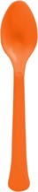 Orange Peel Plastic Heavy Weight Spoons (50 Count) - Premium Disposable Plastic  - £15.94 GBP