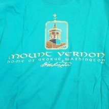 Vintage Mount Vernon Home of George Washington T-Shirt Green Gold Beefy ... - $28.93