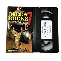 Mossy Oak Mega Bucks 7 Volume Two 2002 VHS 12 Great Hunts 805457001675 - $3.00