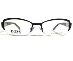 Hugo Boss BOSS 0384 HFI Eyeglasses Frames Purple Rectangular Half Rim 52... - $65.26