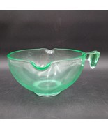 D&amp;B Co. 1930s Uranium Green Depression Glass 2 Quart (8 Cup) Batter Mixi... - €84,21 EUR
