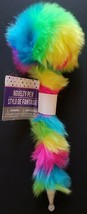 Pom Pom Pens Fluffy Neon Rainbow Pom Poms W Black Ink 1/Pk - £2.36 GBP