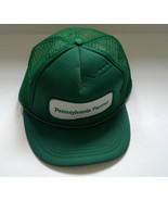 Vintage green mesh snapback trucker hat Pennsylvania farmer logo patch f... - $19.75