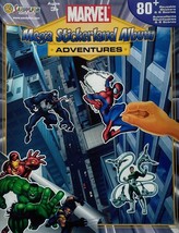 Marvel Adventures - Mega Stickerland Album (80+ reusable stickers &amp; 8 scenes) - £9.10 GBP