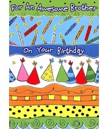 For An Awesome Brother - Birthday Greeting Card - 1327A - $2.79