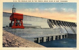 1940&#39;s Douglas Dam on the French Broad River - $6.00