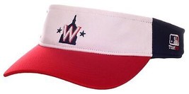 Washington Nationals MLB OC Sports Legacy Performance Visor Hat Cap Adjustable - £13.58 GBP