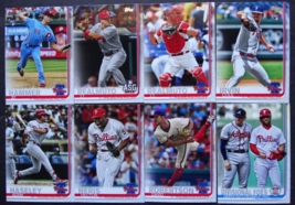 2019 Topps Update Philadelphia Phillies Base Team Set of 8 Baseball Cards - £3.73 GBP