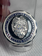 Delray Beach Honor Guard Florida Police Department Challenge Coin Medal - £39.78 GBP