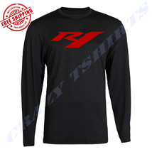 Red Yamaha Racing Black Long Sleeve Tee Yzf R1 Yfz Banshee - £14.58 GBP