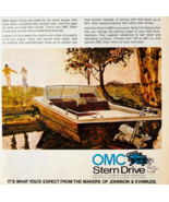 1972 Evinrude OMC Stern Drive Advertisement Boating Fishing Vintage DWW10F - $364.86 MXN