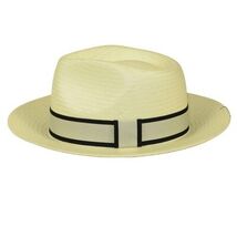 Men's Broner Summer Hat Woven Straw Style Safari SHARP SHOOTER 88-460 Natural image 3