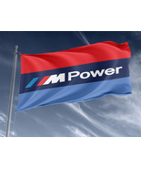Flag BMW Power,Unique Design Print , Size - 3x5 Ft / 90x150 cm, Made in EU - $557.08 MXN