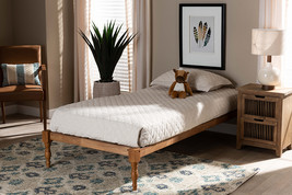 Lakota Walnut Brown Twin Size Platform Bed  - $227.00