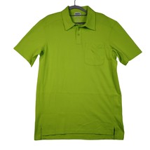 Duluth Trading Co Shirt Mens M Neon Green  Polo Golf Golfing Rugby Casual - £18.97 GBP